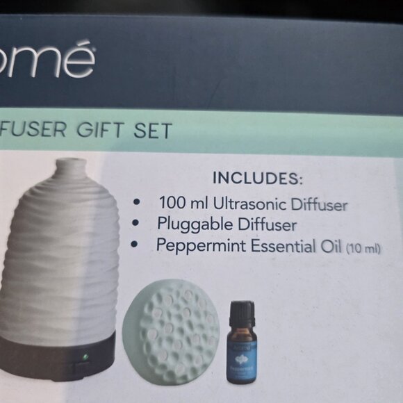 Airome Pepermint Essential Oil Diffuser Wall Plug Gift Set Ultrasonic LED Lights - Picture 3 of 6